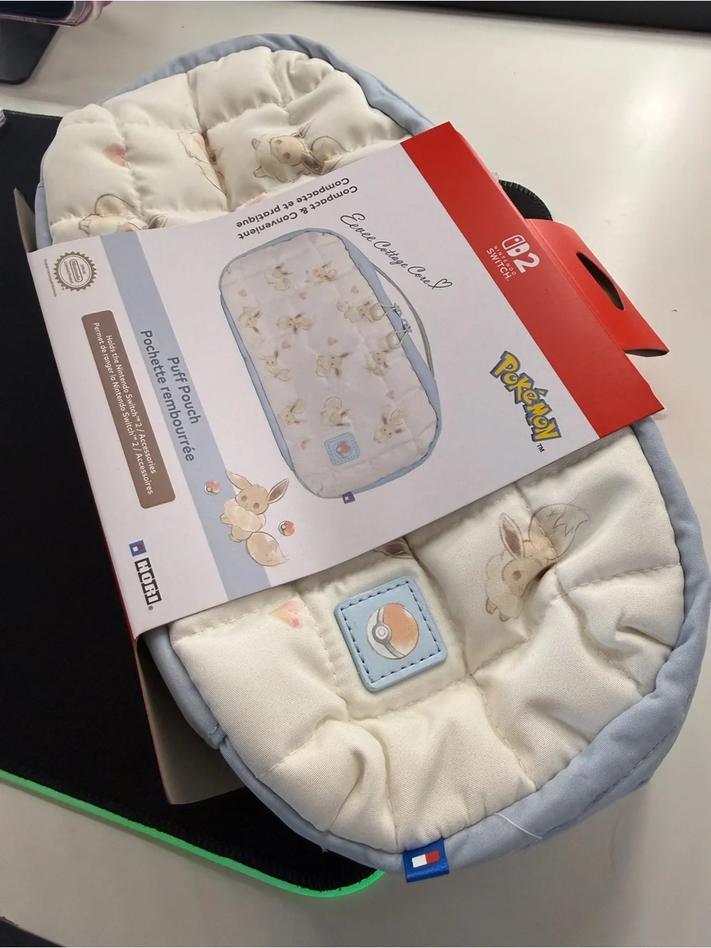 Switch 2 Accessory: Case - HORI Puff Pouch Eevee: Officially Licensed BRAND NEW